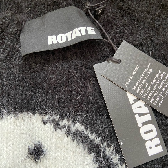 ROTATE BIRGER CHRISTENSEN YIN YANG SOFT KNIT SWEATER - Picture 7 of 9